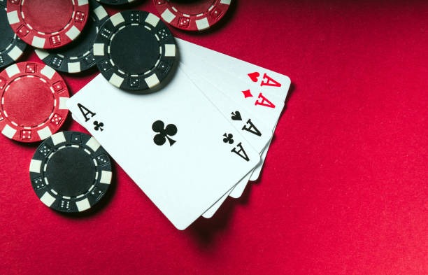 Live baccarat table with dealer and cards